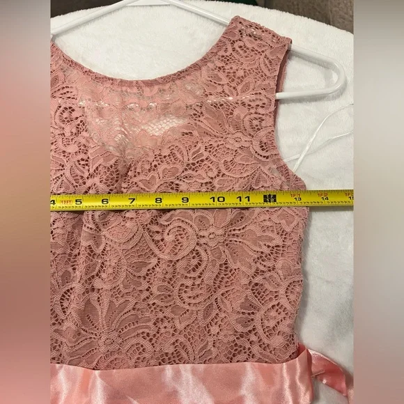 BeryLove Blush Pink Lace Cocktail Dress - Size Small - Picture 6 of 9